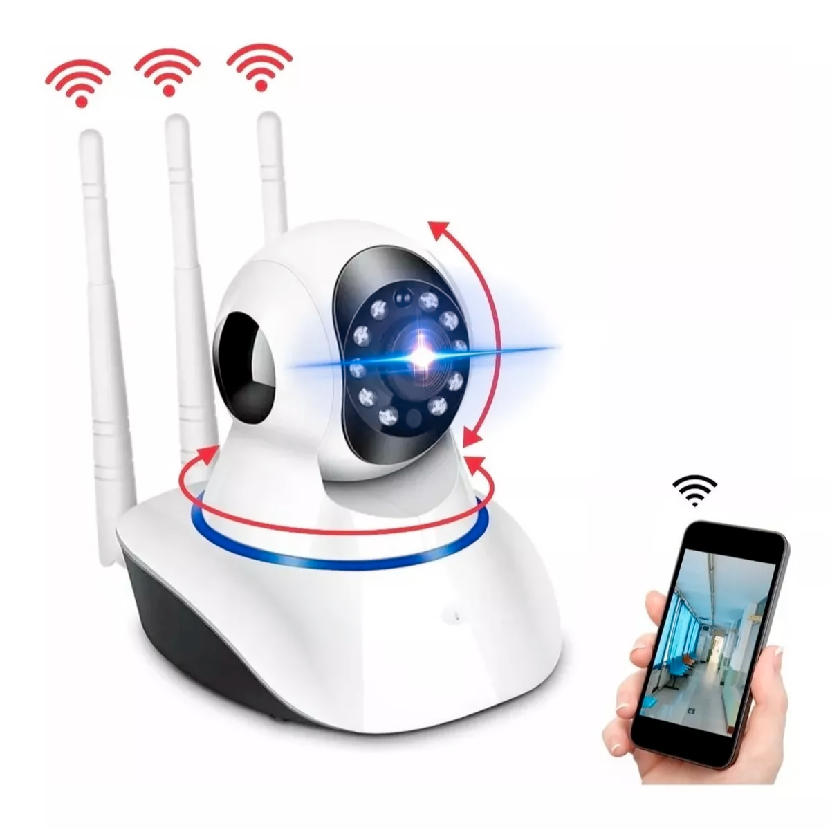 Camara De Seguridad Robotica Wifi