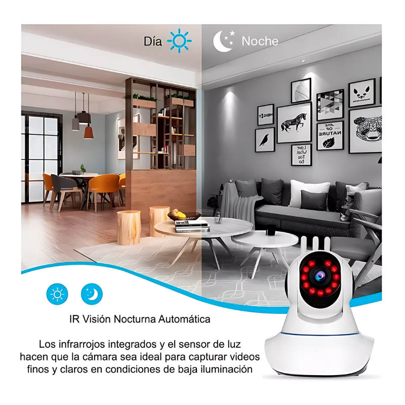 Camara De Seguridad Robotica Wifi
